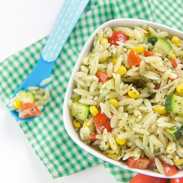 Summer Pesto Finger Salad for Baby + Toddler Baby Foode